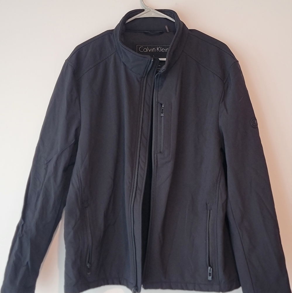 Calvin klein 4 way stretch water resistant Breathable Black Jacket Size Large